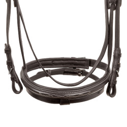 Bridon Supreme mit Kontrastnaht und Supreme Zügel Braun