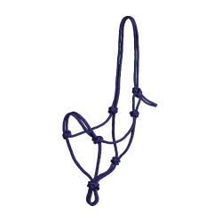 Knotenkordel-Halfter Pool's Marine Marineblau