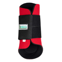 Neopren-Gamaschen mit Gummischale Umbria Equitazione Rot