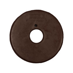 Gummibeschichtete Gebissscheiben mit Ringen Umbria Equitazione Braun Gummibeschichtete Gebissscheiben mit Ringen Umbria Equitazione Braun