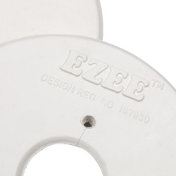 Gummibeschichtete Gebissscheiben mit Ringen Umbria Equitazione Weiß Weiß Gummibeschichtete Gebissscheiben mit Ringen Umbria Equitazione Weiß Weiß