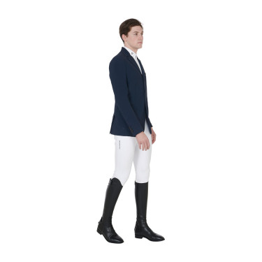 Wettkampfjacke für Herren aus perforiertem technischem Gewebe Equestro Marineblazer Marineblau Wettkampfjacke für Herren aus perforiertem technischem Gewebe Equestro Marineblazer Marineblau