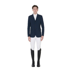 Wettkampfjacke für Herren aus perforiertem technischem Gewebe Equestro Marineblazer Marineblau Wettkampfjacke für Herren aus perforiertem technischem Gewebe Equestro Marineblazer Marineblau