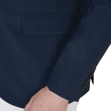 Wettkampfjacke für Herren aus perforiertem technischem Gewebe Equestro Marineblazer Marineblau Wettkampfjacke für Herren aus perforiertem technischem Gewebe Equestro Marineblazer Marineblau
