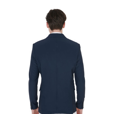Wettkampfjacke für Herren aus perforiertem technischem Gewebe Equestro Marineblazer Marineblau Wettkampfjacke für Herren aus perforiertem technischem Gewebe Equestro Marineblazer Marineblau