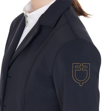 Wettkampfjacke Kinder Exclusive Equestro Marineblazer Marineblau