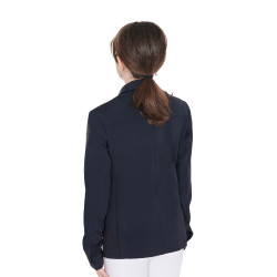 Wettkampfjacke Kinder Exclusive Equestro Marineblazer Marineblau
