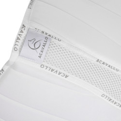 Gestepptes Spring-Sattelpad Louvre und Bambus JS CW-3DS Acavallo Weiß Weiß Gestepptes Spring-Sattelpad Louvre und Bambus JS CW-3DS Acavallo Weiß Weiß