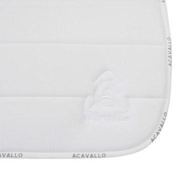 Gestepptes Spring-Sattelpad Louvre und Bambus JS CW-3DS Acavallo Weiß Weiß Gestepptes Spring-Sattelpad Louvre und Bambus JS CW-3DS Acavallo Weiß Weiß