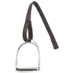 Synthetische Wintec-Steigbügelriemen mit Haken Braun