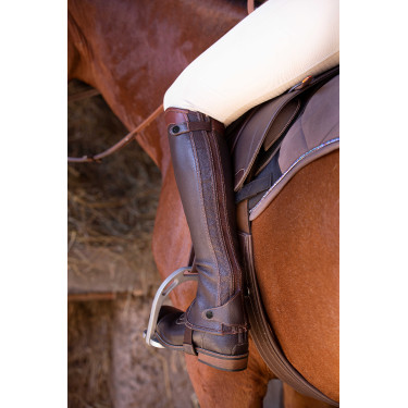 Mini-Chaps Equithème Elite Havanna Braun Mini-Chaps Equithème Elite Havanna Braun