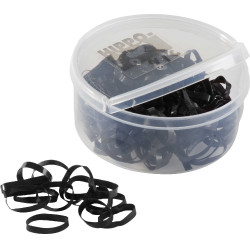 Hippo-Tonic Silikon-Gummibänder Schwarz Hippo-Tonic Silikon-Gummibänder Schwarz