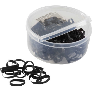 Hippo-Tonic Silikon-Gummibänder Schwarz Hippo-Tonic Silikon-Gummibänder Schwarz