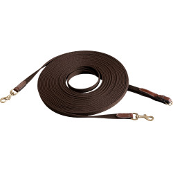 Lange Zügel Eric Thomas Pro Havanna Braun
