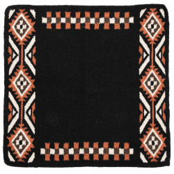 Navajo-Teppich Westride by Franck Perret Dakota Schwarz / Braun