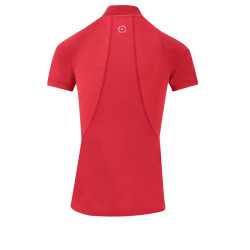Poloshirt Equithème Emma Kurzarm Kirsche Rot Poloshirt Equithème Emma Kurzarm Kirsche Rot