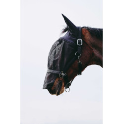 Halfter + Maske Equithème Schwarz