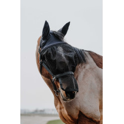 Halfter + Maske Equithème Schwarz