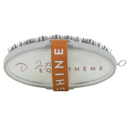 Weiche Bürste Equithème Ich liebe dich Grau Weiche Bürste Equithème Ich liebe dich Grau