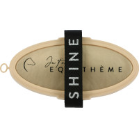 Weiche Bürste Equithème Ich liebe dich Mandel Braun