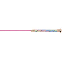 Dressurgerte Whip & Go Strassy Regenbogen Mehrfarbig