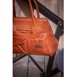 Handtasche Pénélope Maëlys Großes Modell Cognac Braun