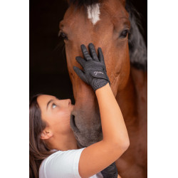 Handschuhe Eden by Pénélope Prisma Strass Schwarz