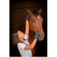 Handschuhe Eden by Pénélope Prisma Strass Marine Marineblau