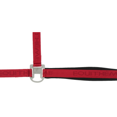 Nylonhalfter Equithème Jacquard Rot Nylonhalfter Equithème Jacquard Rot