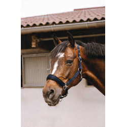 Nylonhalfter Equithème Jacquard Marine Marineblau