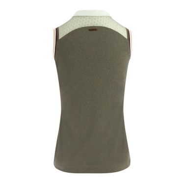 Damen-Poloshirt Equithème Smoff ärmellos Damen-Poloshirt Equithème Smoff ärmellos