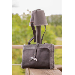 Pénélope Pablito Tasche großes Modell Zickzackmuster / Schwarz