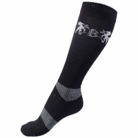 Reitstrümpfe Geo Warm B Vertigo Schwarz
