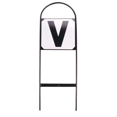 12 Dressurbuchstaben Hippotonic auf Metallrahmen 12 Dressurbuchstaben Hippotonic auf Metallrahmen