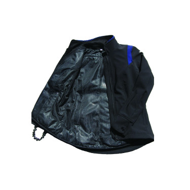 Blouson Helite Airshell für Airbag Zip'in Schwarz / Blau Blouson Helite Airshell für Airbag Zip'in Schwarz / Blau