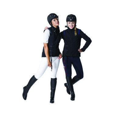 Blouson Helite Airshell für Airbag Zip'in Schwarz / Blau Blouson Helite Airshell für Airbag Zip'in Schwarz / Blau