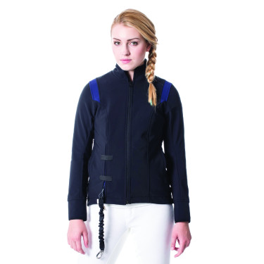 Blouson Helite Airshell für Airbag Zip'in Schwarz / Blau Blouson Helite Airshell für Airbag Zip'in Schwarz / Blau