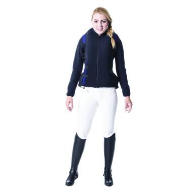 Blouson Helite Airshell für Airbag Zip'in Schwarz / Blau Blouson Helite Airshell für Airbag Zip'in Schwarz / Blau