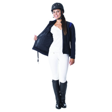 Blouson Helite Airshell für Airbag Zip'in Schwarz / Blau Blouson Helite Airshell für Airbag Zip'in Schwarz / Blau