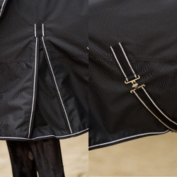 Imperial Riding Paddockdecke Basic mit abnehmbarem Halsteil 300 g Schwarz