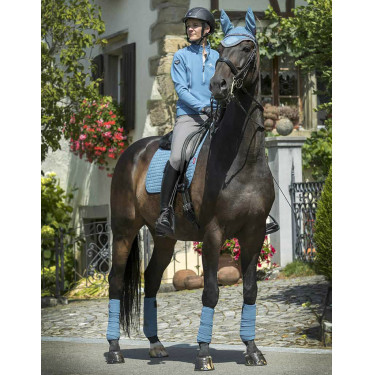 LeMieux Suede Dressur Schabracke Eisblau LeMieux Suede Dressur Schabracke Eisblau