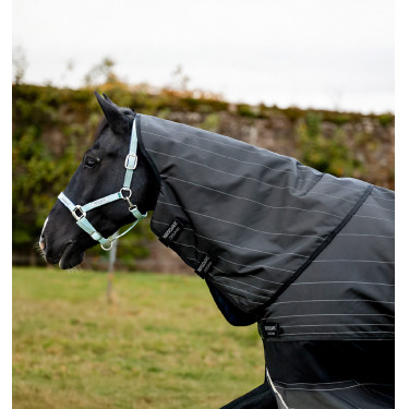 Pferdedecke Horseware Amigo 1200D FieldSafe Reflectech Plus Turnout 250 g Schwarz / reflektierendes Schwarz Pferdedecke Horseware Amigo 1200D FieldSafe Reflectech Plus Turnout 250 g Schwarz / reflektierendes Schwarz