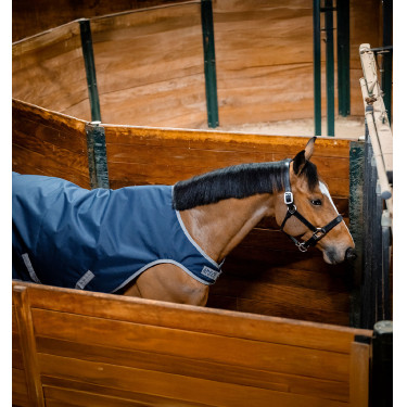 Horseware Amigo Ripstop 900D 100 g Führanlagen-Decke Marine / Titan Grau Marineblau