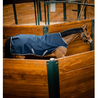 Horseware Amigo Ripstop 900D 100 g Führanlagen-Decke Marine / Titan Grau Marineblau