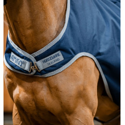 Horseware Amigo Ripstop 900D 100 g Führanlagen-Decke Marine / Titan Grau Marineblau
