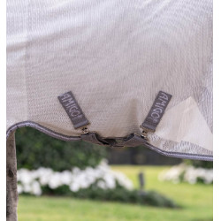 Fliegendecke für Ponys Amigo Bug Rug Plus Silber / Titan-Grau / Silber