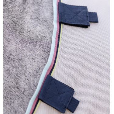 Fliegendecke für Ponys Amigo Bug Rug Plus Silber / Zitrone / Marine / Rosa / Blau