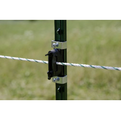 Isolator für Eckpfosten Band und Draht T-Post AKO Isolator für Eckpfosten Band und Draht T-Post AKO