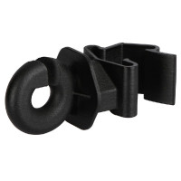 Ringisolator Clip T-Post AKO im 25er-Pack Schwarz Ringisolator Clip T-Post AKO im 25er-Pack Schwarz