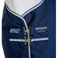 Amigo Ripstop Horseware 900D Plus Turnout 100g Decke Marine / Titan Grau Marineblau